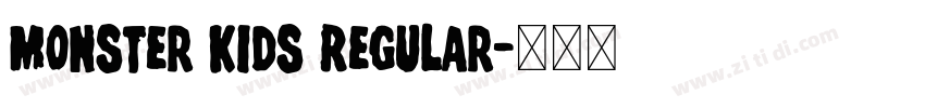 Monster Kids Regular字体转换